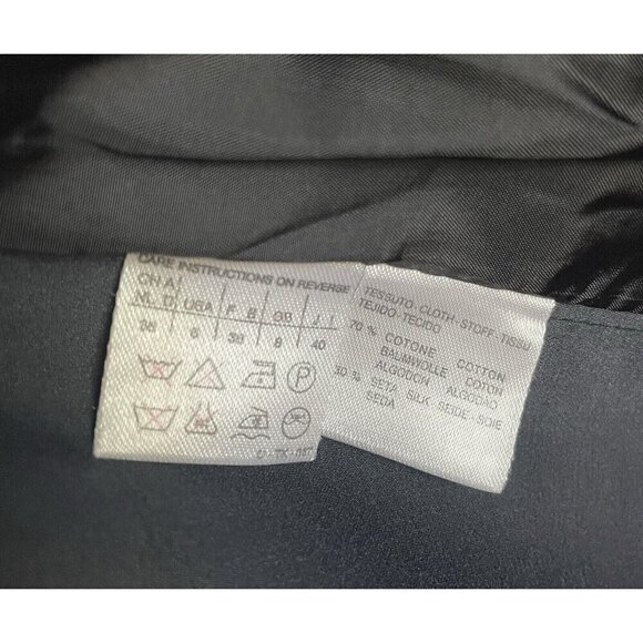 MAX MARA Womens Blazer Size 6 Black Lined Short Classic Jacket Career Designer - Picture 6 of 6